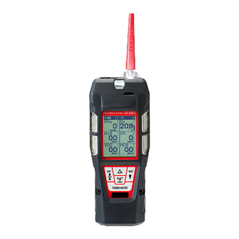Riken Keiki GX-6000 operating manual