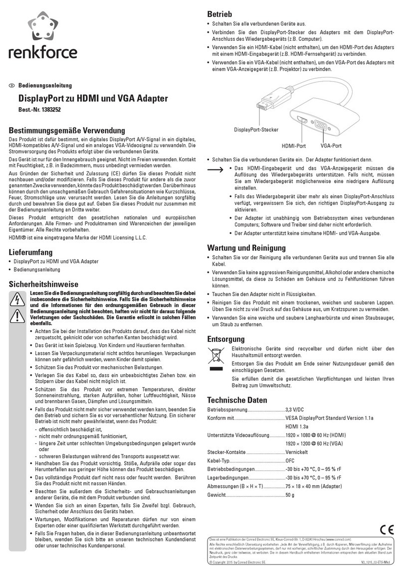 Renkforce RF-4149756 User manual