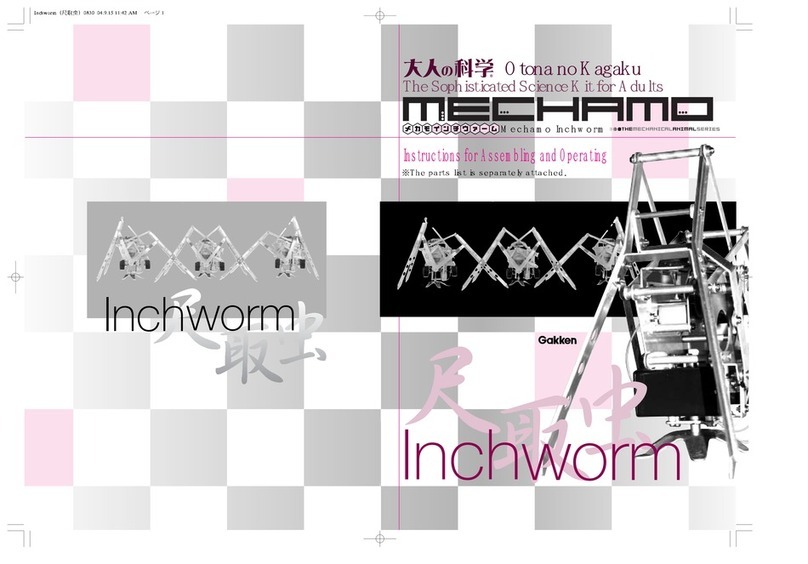 Gakken Mechamo Inchworm User manual