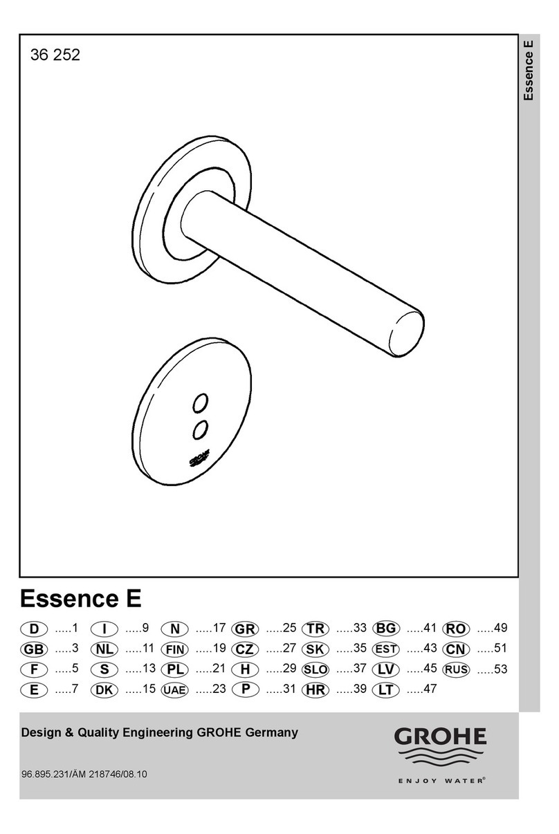 Grohe Essence E User manual