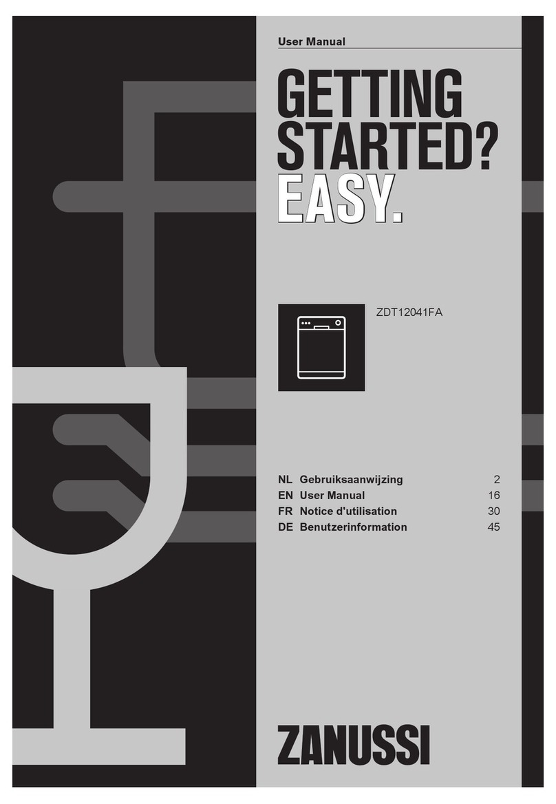 Zanussi ZDT12041FA User manual Zanussi ZDT12041FA User manual