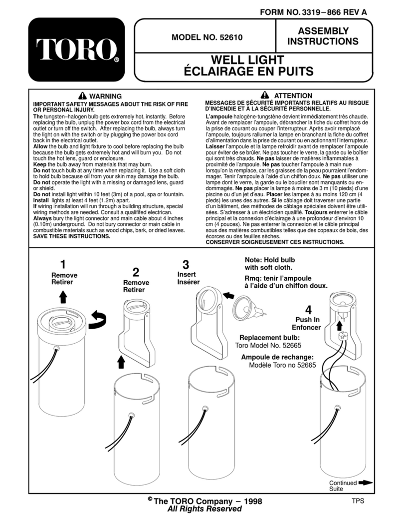 Toro 52610 Assembly instructions