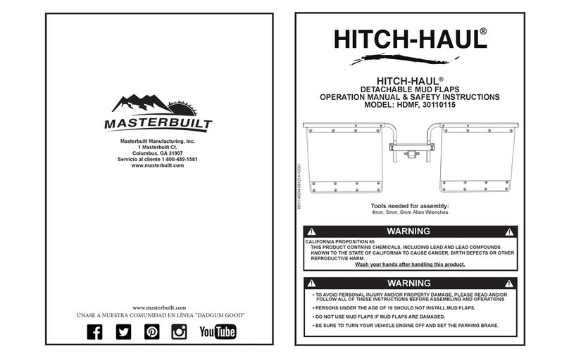 Masterbuilt HITCH-HAUL HDMF Operation manual & safety instructions