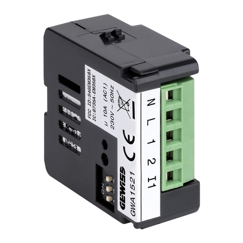 Gewiss Chorus GWA1521 User manual