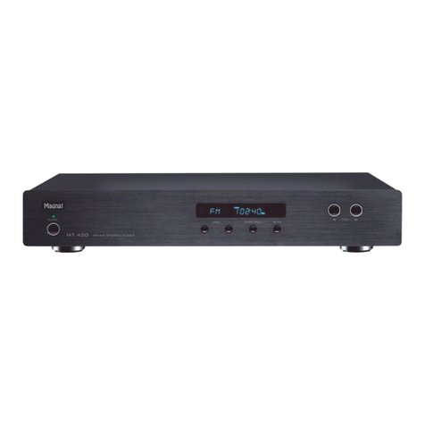Magnat Audio MT 420 Important notes for installation & warranty card