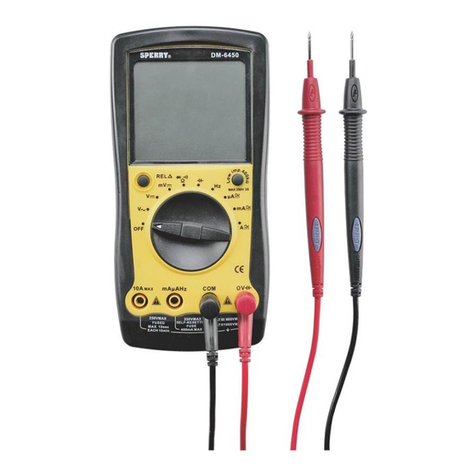 Sperry instruments DM6450 quick start guide