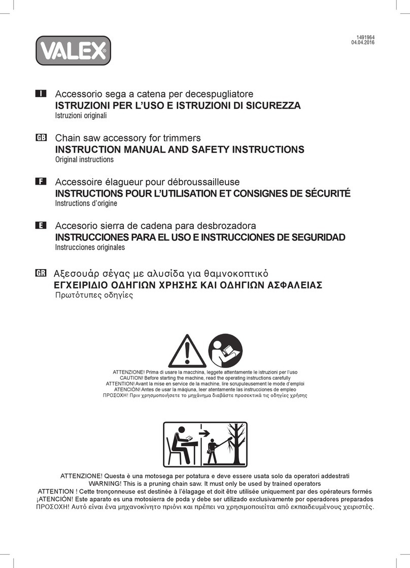 Valex 1491964 Instruction manual and safety instructions