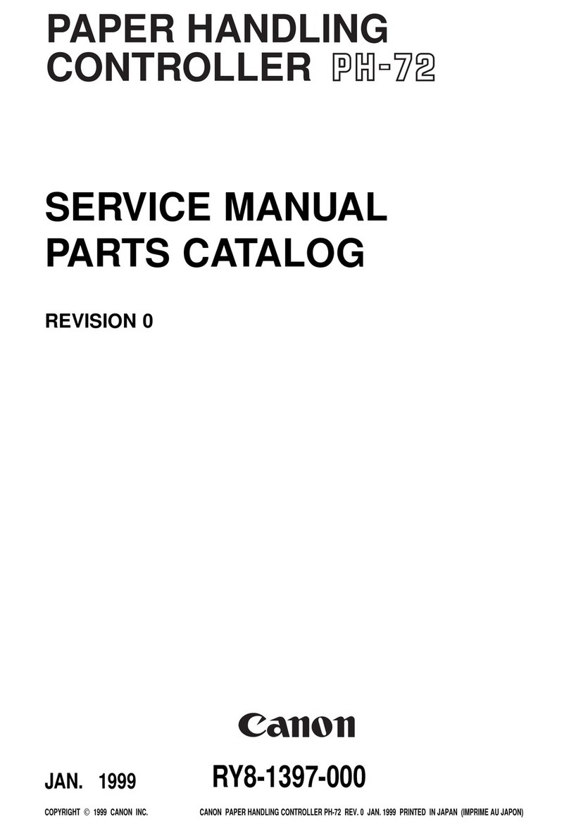 Canon PH-72 Service manual