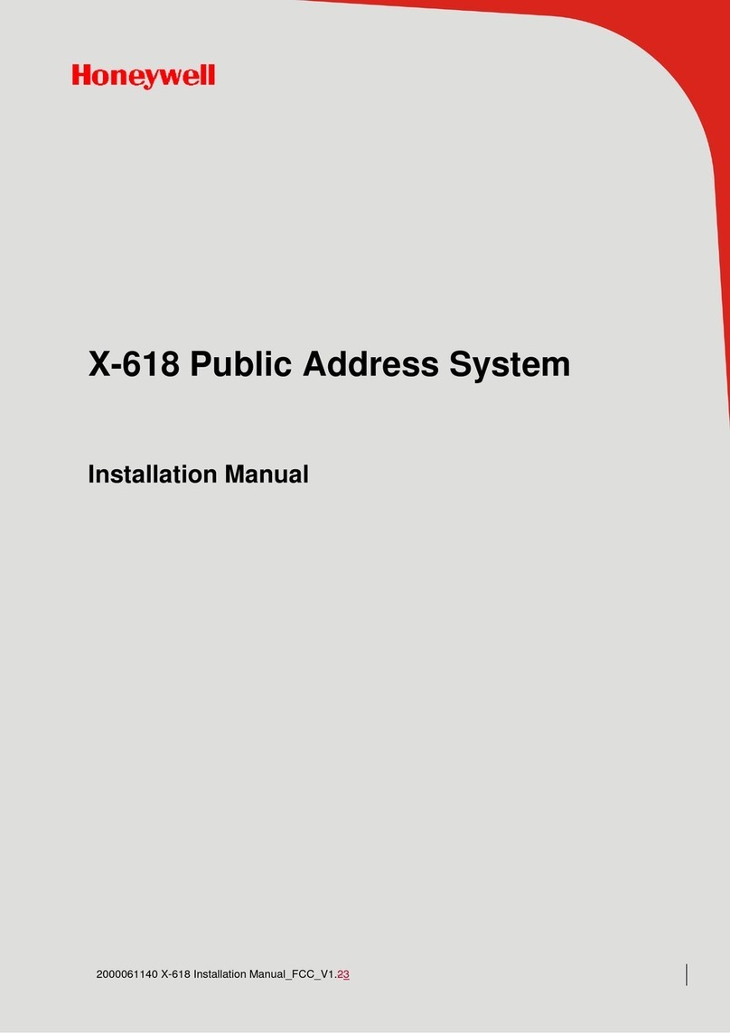 Honeywell X-618 User manual Honeywell X-618 User manual