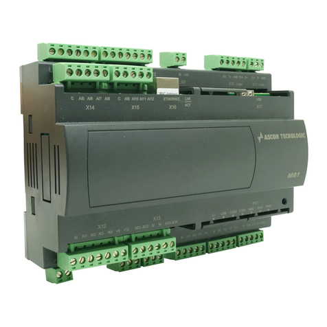 Ascon tecnologic M81 User manual