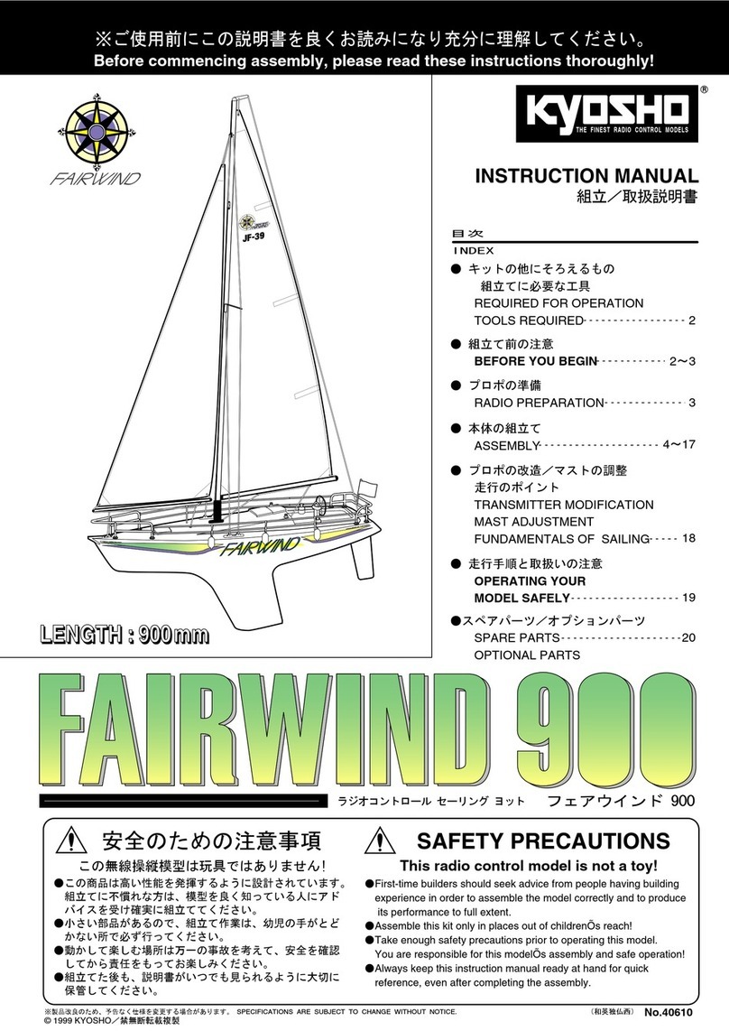 Kyosho FAIRWIND 900 instruction manual