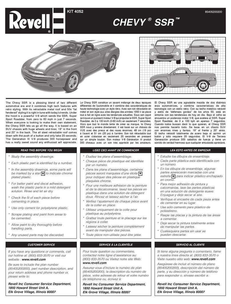 REVELL Chevy SSR manual
