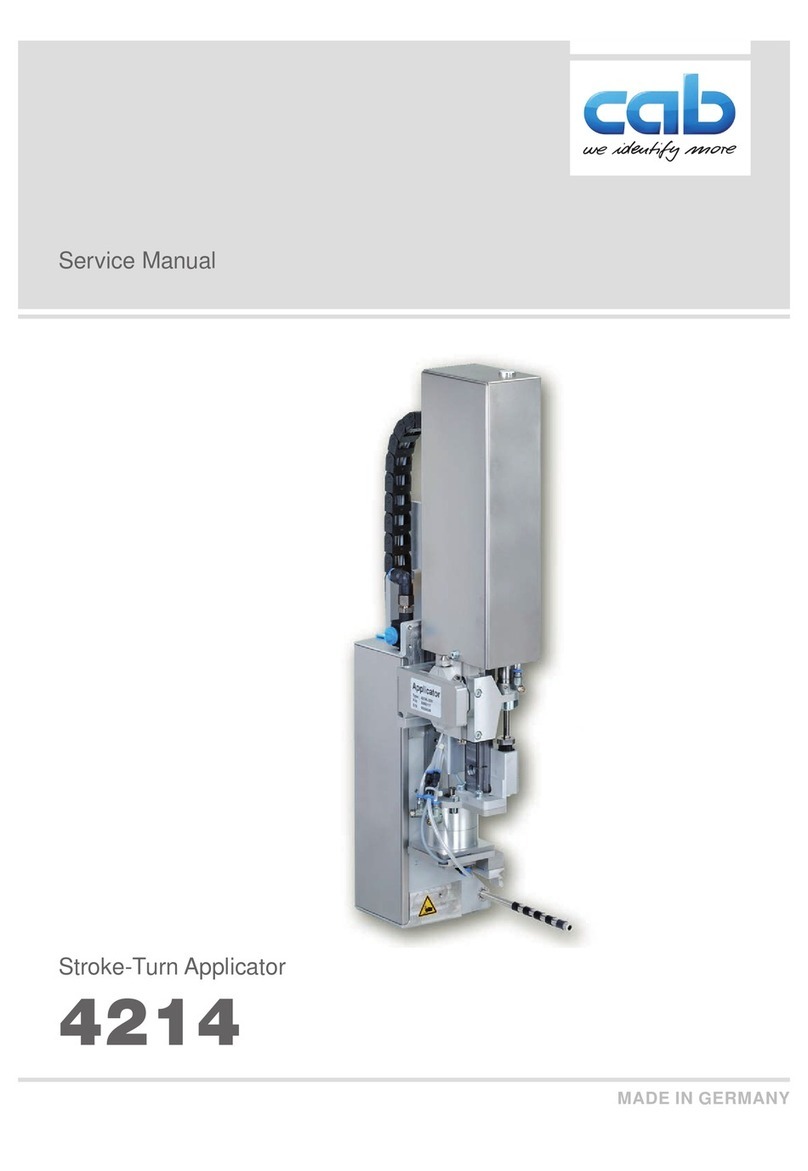 CAB 4214 Series Service manual