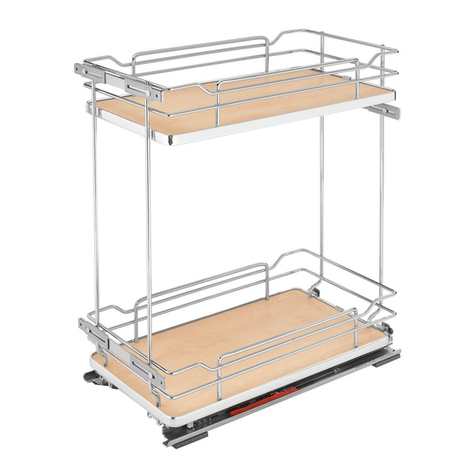 Rev-A-Shelf Soft-Close Pullout with blum Tandem slides with... User manual