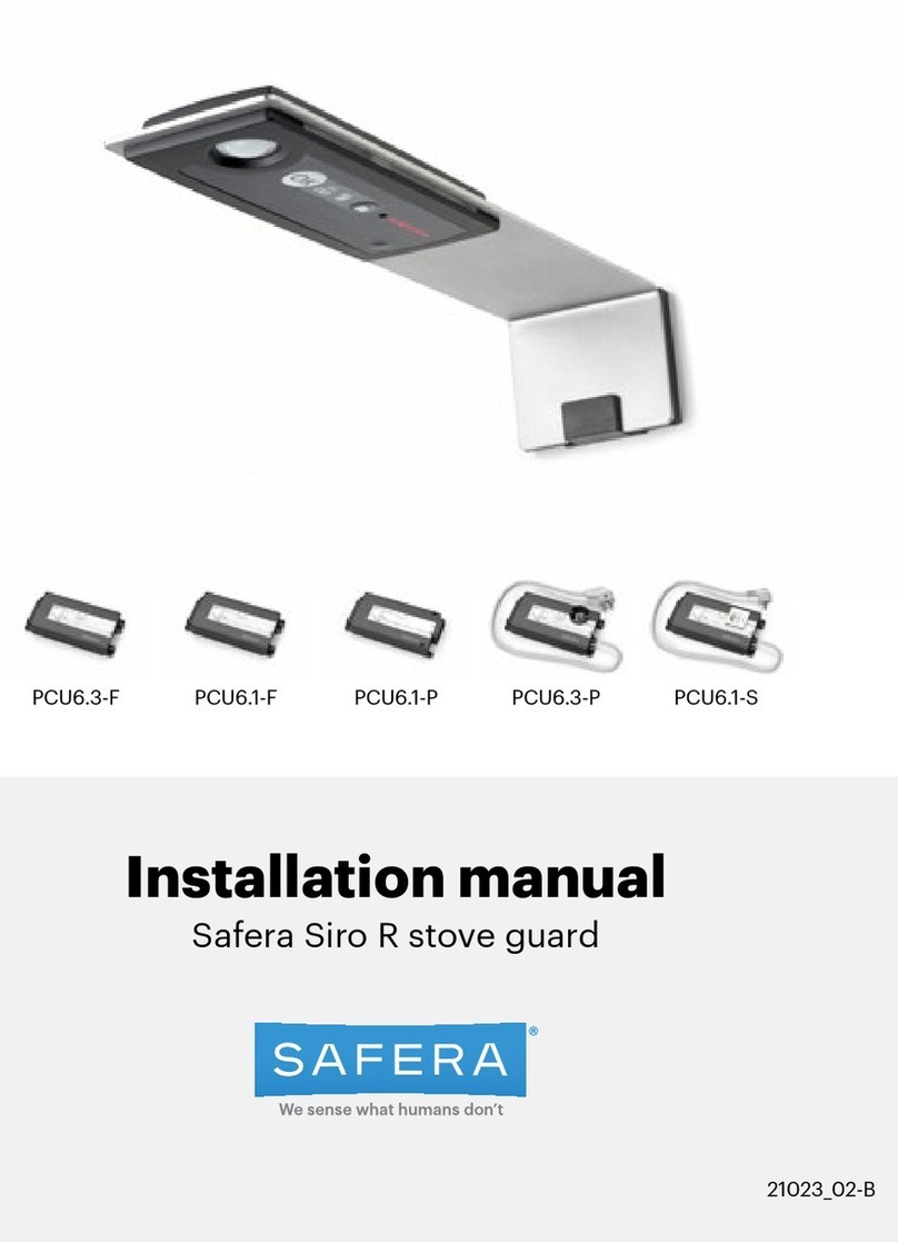 SAFERA PCU6.3-F installation manual