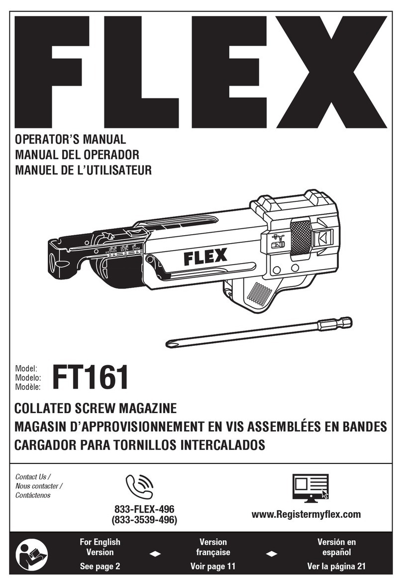 Flex FT161 Operator's manual
