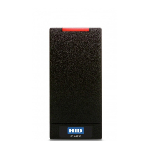 HID iCLASS SE R10F User manual
