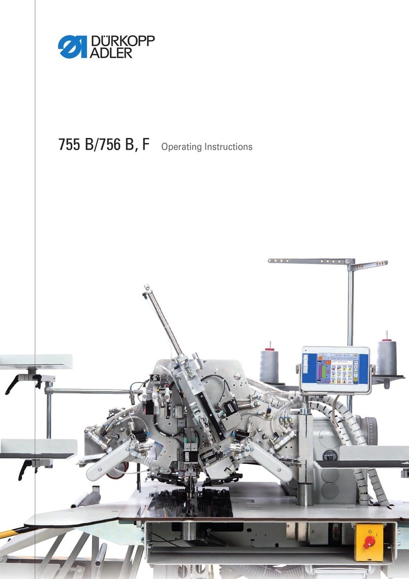 Dürkopp Adler 755 B User manual