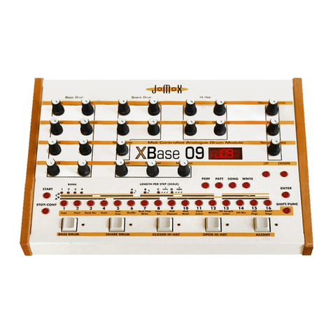 Jomox XBase-09 quick start guide