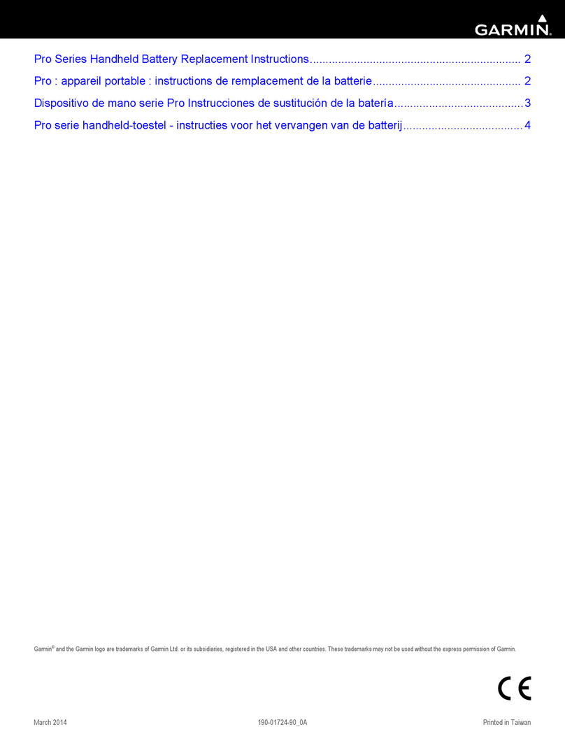 Garmin Pro Series instructions
