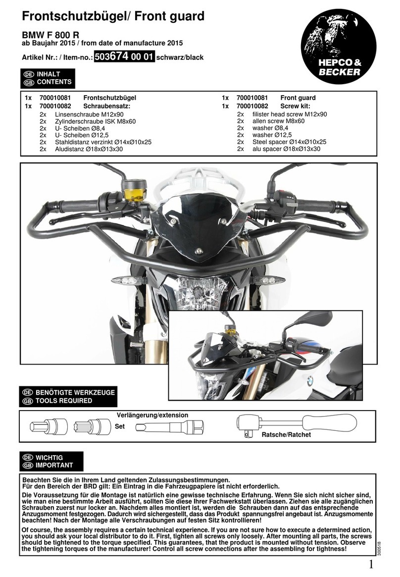 hepco & becker 503674 00 01 quick start guide