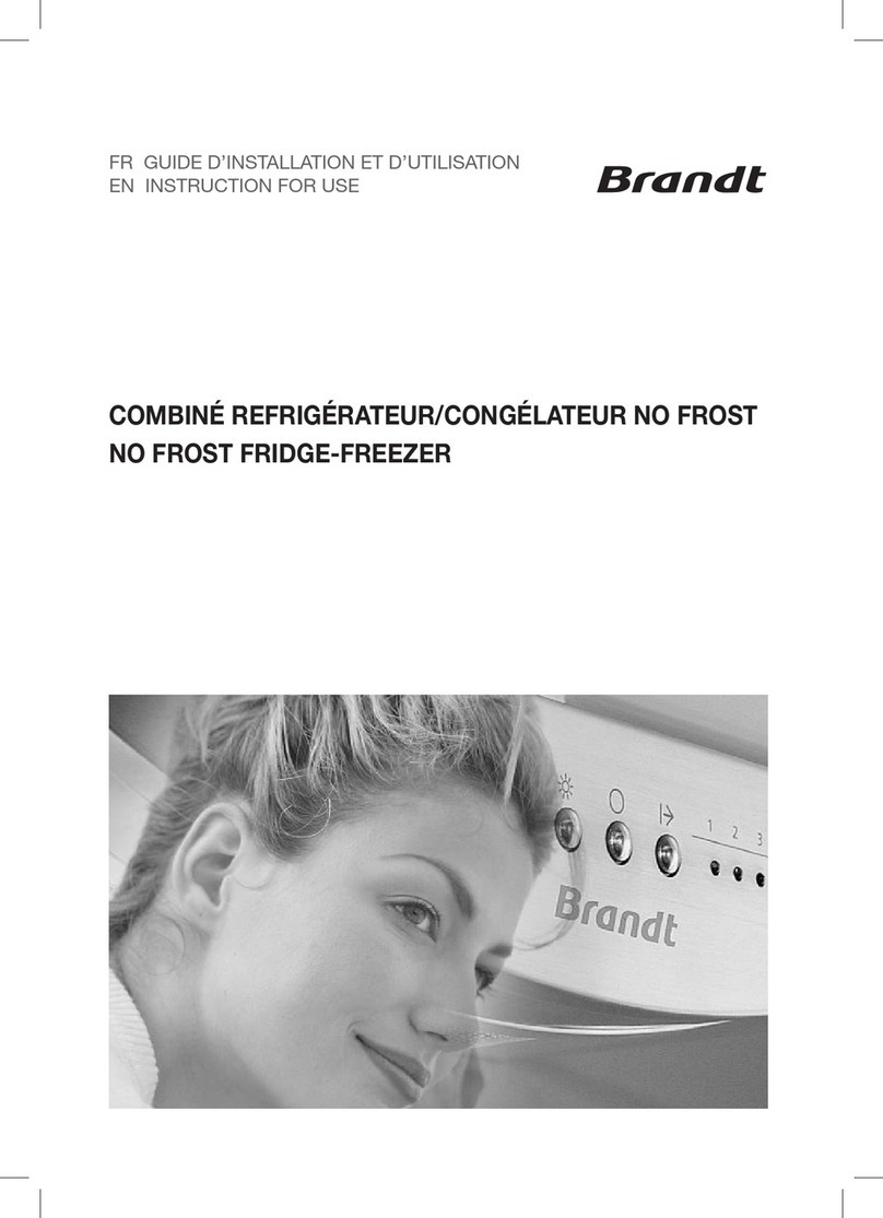Brandt BFC38NW Instructions for use