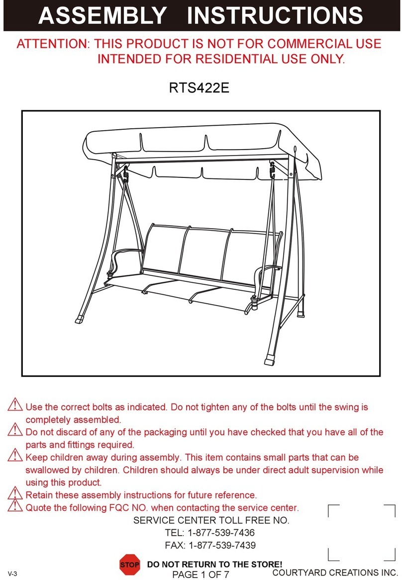 Courtyard Creations RTS422E User manual
