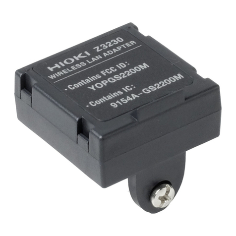 Hioki Z3230 User manual