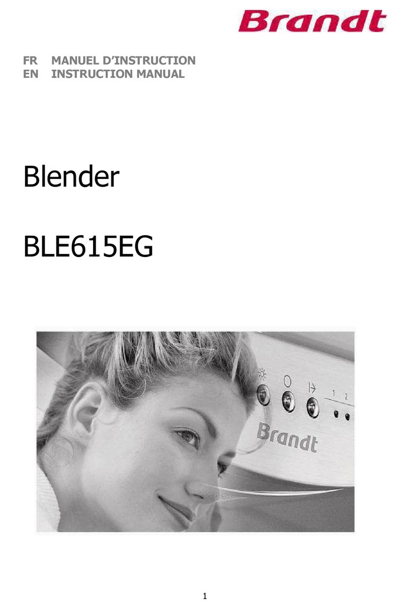 Brandt BLE615EG User manual
