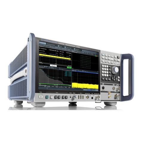 R&S FSMR3000 User manual