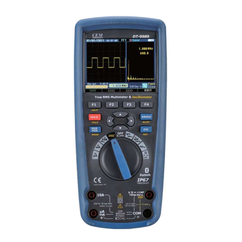 CEM DT-9989 Reference guide