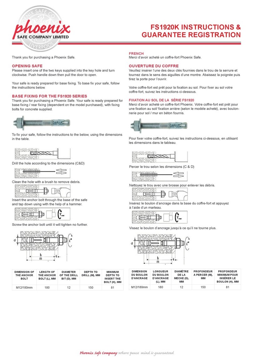 Phoenix FS1920K Instructions & Guarantee Registration