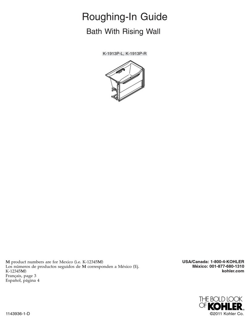 Kohler K-1913P-L Quick start guide