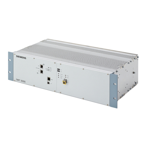 Siemens SWT-3000 User manual