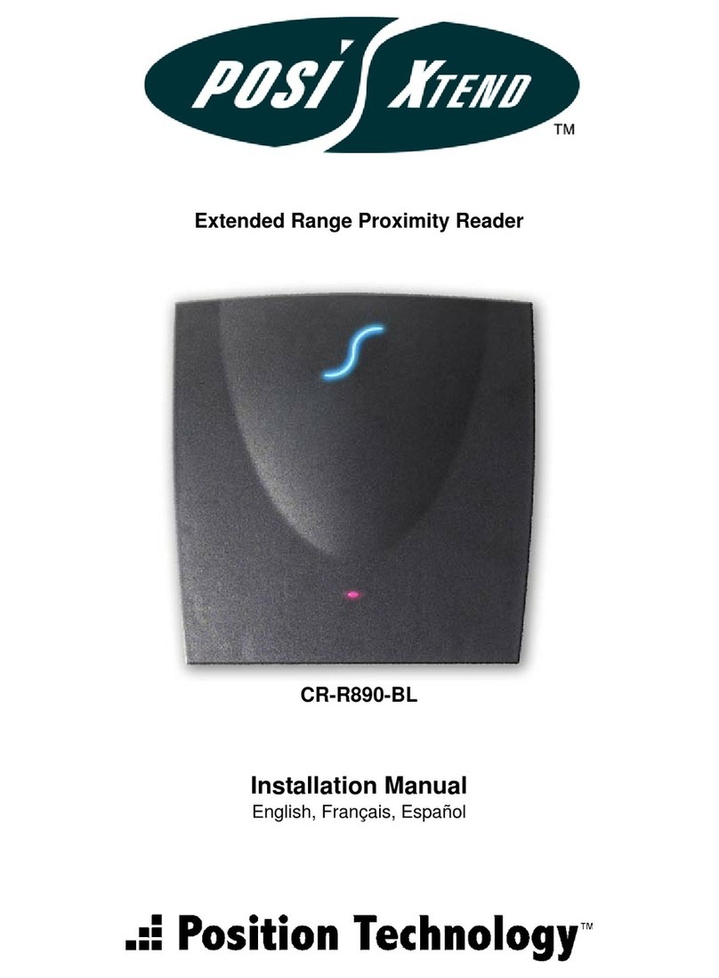Position Technology POSI XTEND CR-R890-BL installation manual