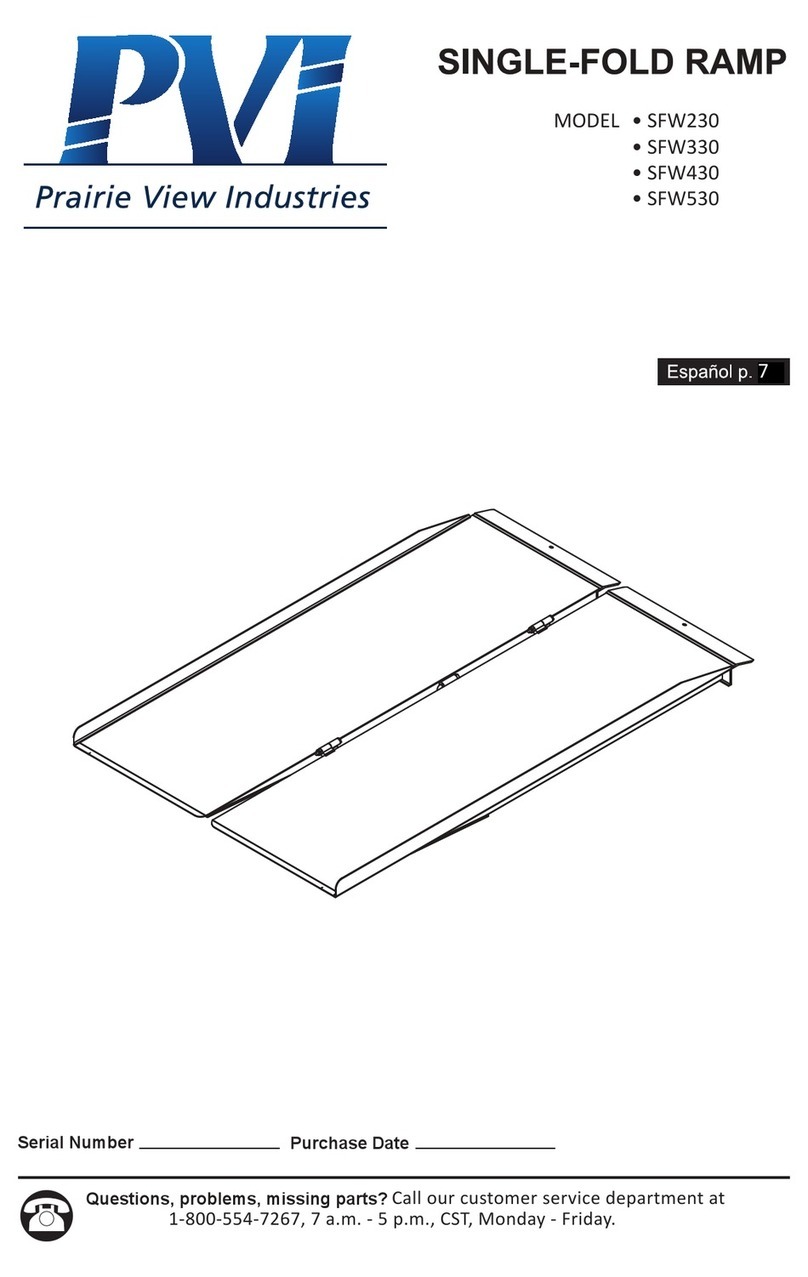 PVI SFW230 installation instructions