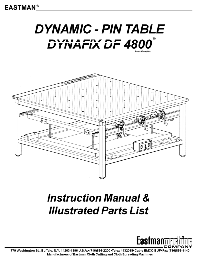 EASTMAN DYNAFIX DF 4800 Instruction Manual & Illustrated Parts List EASTMAN DYNAFIX DF 4800 Instruction Manual & Illustrated Parts List