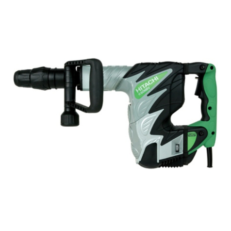 Hitachi Koki H 60MR Handling instructions