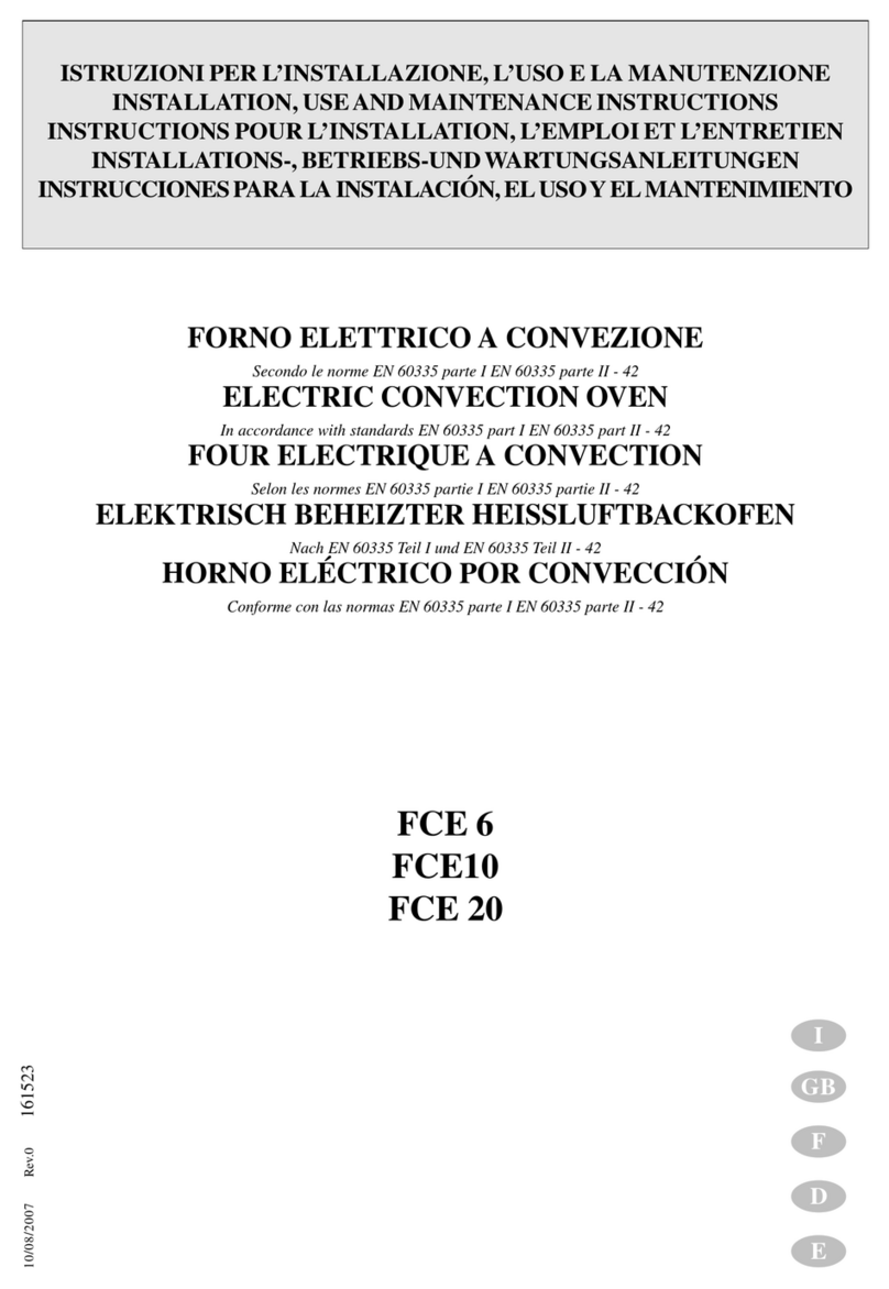 MBM FCE 6 Installation, use and maintenance instructions MBM FCE 6 Installation, use and maintenance instructions