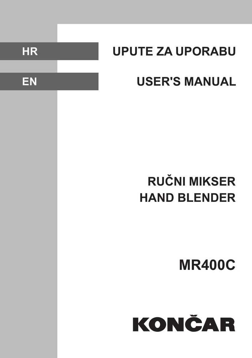 Koncar MR400C user manual