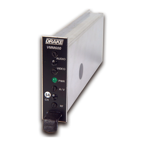 DRAKE VMM 600 User manual