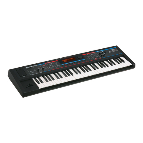 Roland Juno Di Technical manual