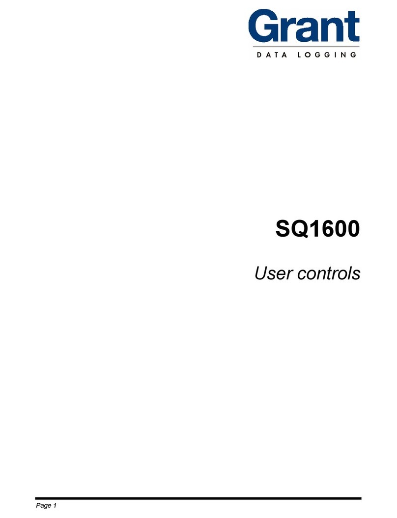 Grant SQ1600 User controls