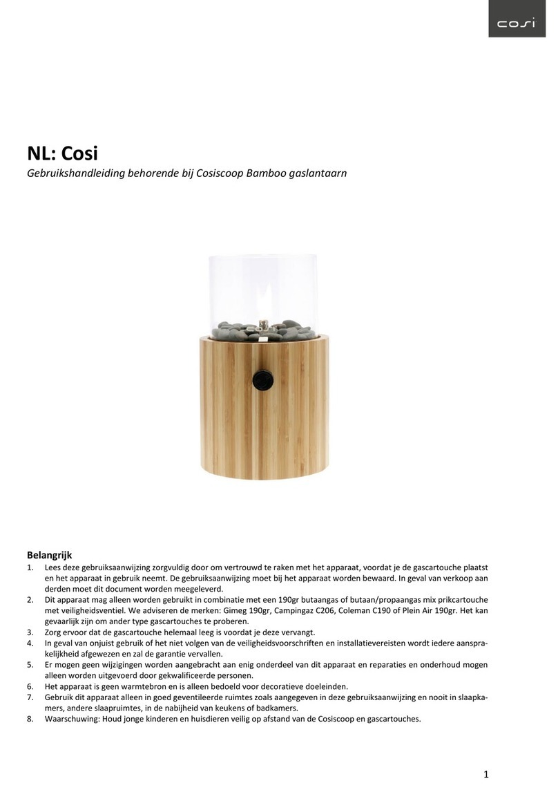 Cosi Cosiscoop Bamboo User manual