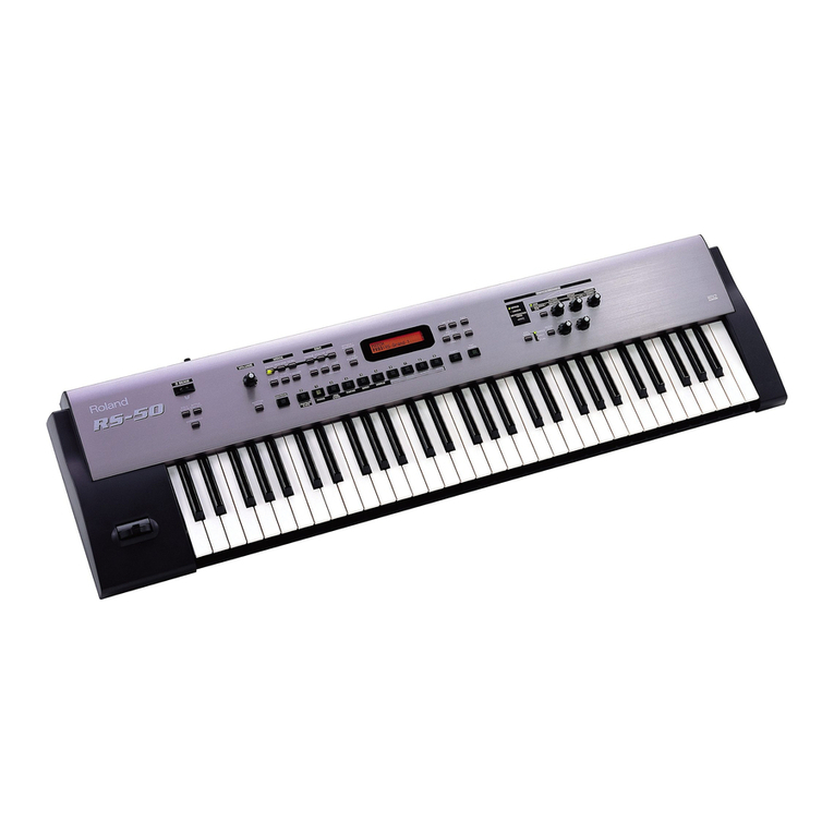 Roland RS-50 Technical manual