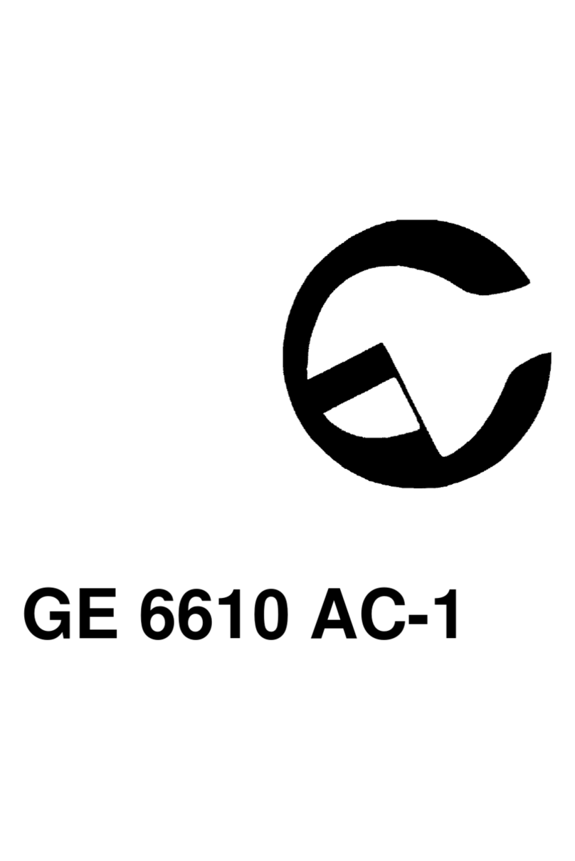 Getinge GE 6610 AC-1 Service manual Getinge GE 6610 AC-1 Service manual