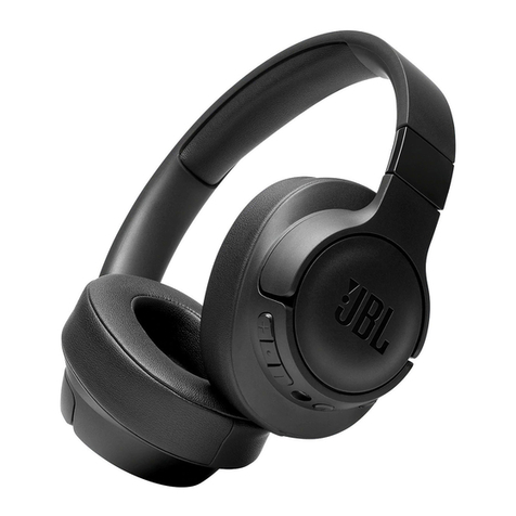 JBL TUNE 750 BT NC NOIR User manual JBL TUNE 750 BT NC NOIR User manual