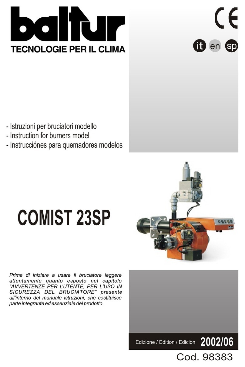 baltur COMIST 23SP Instruction