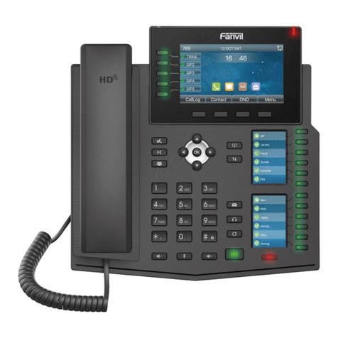 Lighthouse Fanvil X6U User manual