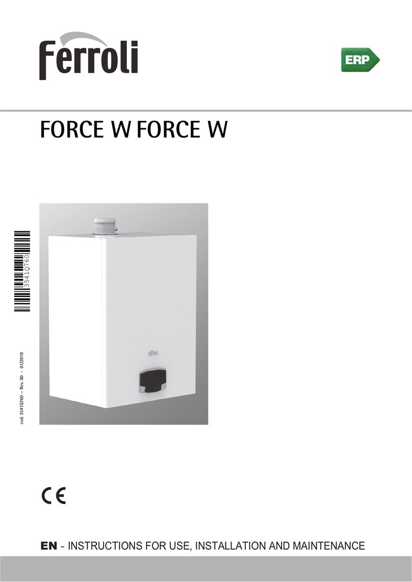 Ferroli FORCE W Troubleshooting guide Ferroli FORCE W Troubleshooting guide